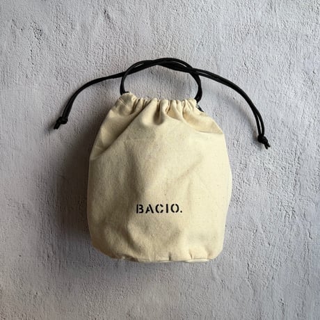 BACIO./DRAWSTRING BAG__NATURAL