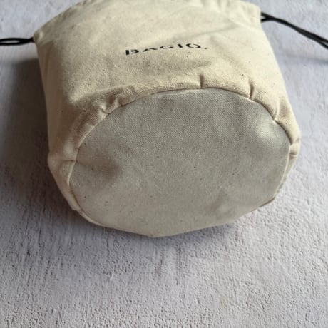 BACIO./DRAWSTRING BAG__NATURAL