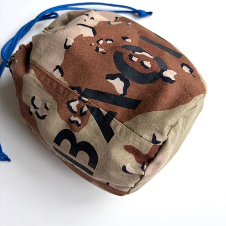 【一点物】BACIO./DRAWSTRING BAG_SAND CAMO_02