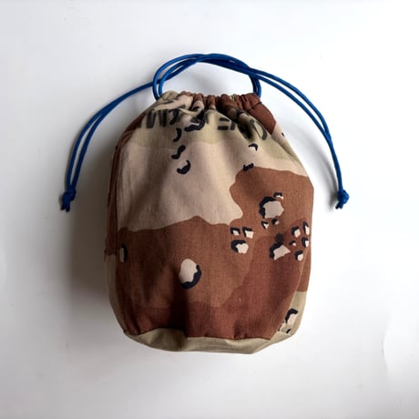 【一点物】BACIO./DRAWSTRING BAG_SAND CAMO_02