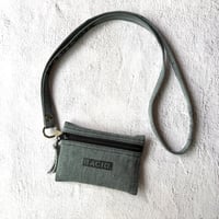 【一点物】BACIO./TRAVEL POUCH mini×2_GRAY DENIM