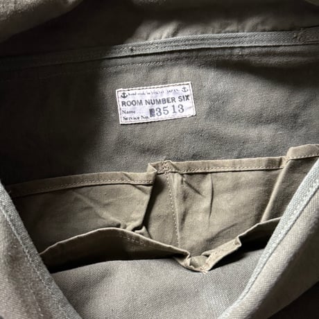 #3513 1960-70s Duffle Field Bag w/Flap