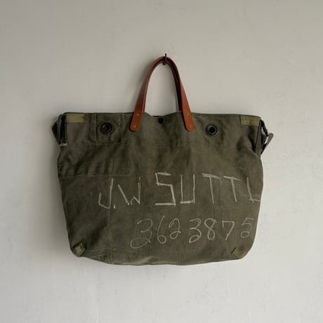 #3476 1940-50s Duffle Shoulder Bag