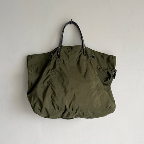 #3514 1960s Nylon Duck Duffle Messenger Bag