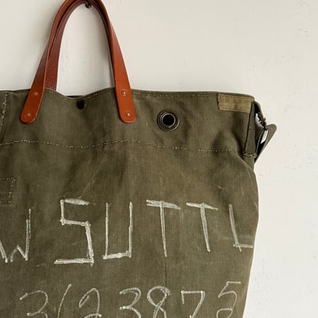 #3476 1940-50s Duffle Shoulder Bag