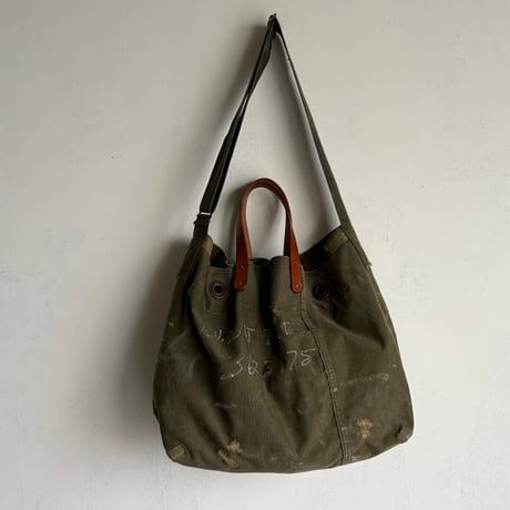 #3476 1940-50s Duffle Shoulder Bag