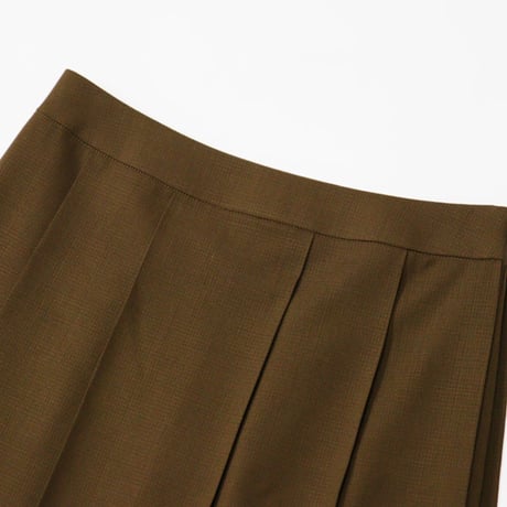 Ladie's / Graphpaper（レディース グラフペーパー）"Wool Ripstop Box Pleats Skirt"