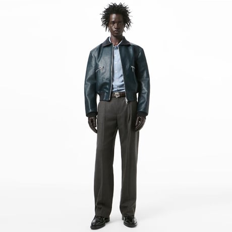 OUR LEGACY（アワー レガシー）"MINI BOMBER - Station Blue Pliable Bovine"