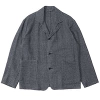 【9/26(土)12時発売】ULTERIOR（アルテリア）"WASHED WOOL SILK CHECK JKT"