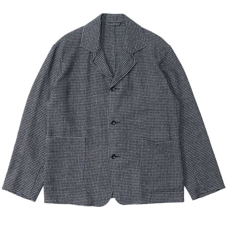 ULTERIOR（アルテリア）"WASHED WOOL SILK CHECK JKT"