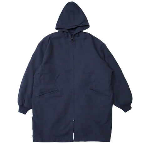 SANMONT（サンモント）"ウールツイルフーデッドコート"