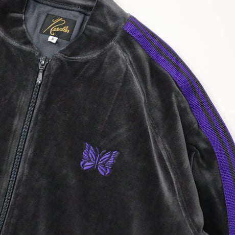 NEEDLES（ニードルス）"Rib Collar Track Jacket - C/PE Velour"