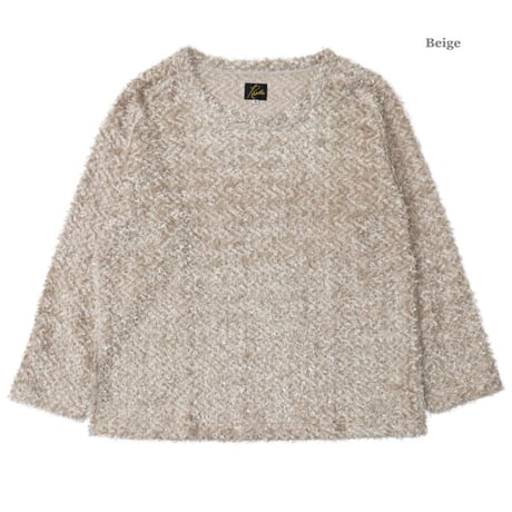 Ladie's /NEEDLES WOMAN（ニードルス ウーマン）"L/S U Neck Tee - Feather Tulle"
