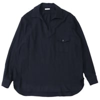 【8/29(土)12時発売】ULTERIOR（アルテリア）"WASHED SUPER FINE WOOL VIYELLA SKIPPER SHIRT"