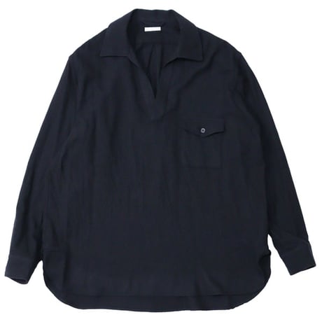 ULTERIOR（アルテリア）"WASHED SUPER FINE WOOL VIYELLA SKIPPER SHIRT"