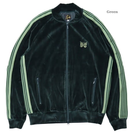 NEEDLES（ニードルス）"Rib Collar Track Jacket - C/PE Velour"