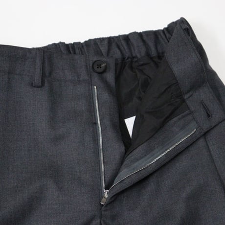 nonnotte（ノノット）"Draping Crotch Box Pleats One-Tuck Trousers"