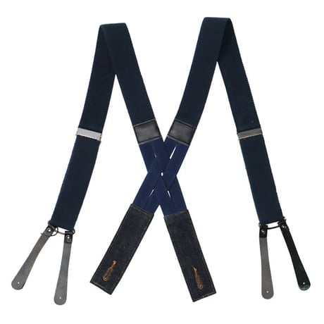 Lee × Nigel Cabourn 'OX'ed Silver'（リー×ナイジェルケーボン オックスシルバー）"FIELD WORKER SUSPENDER"