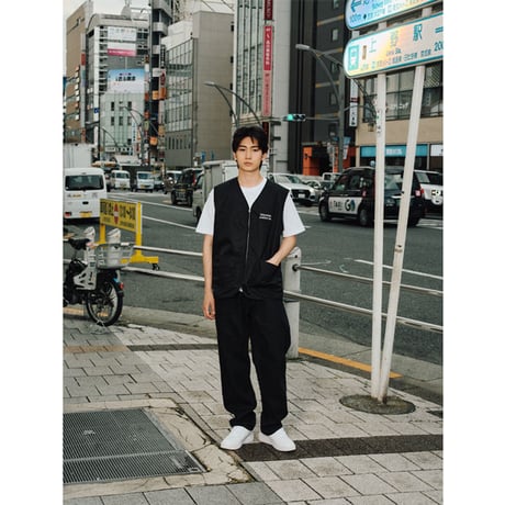 【通販・店頭限定販売】ANCHOR INC.（アンカーインク）"LOGO NYLON ZIP VEST"