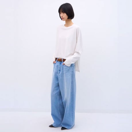 Ladie's / ATON（レディース エートン）"FRESCA SMOOTH OVERSIZED T-SHIRT"