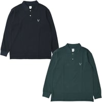 South2 West8 （サウスツーウエストエイト）"L/S Polo Shirt - Cotton Pique"