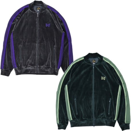 NEEDLES（ニードルス）"Rib Collar Track Jacket - C/PE Velour"