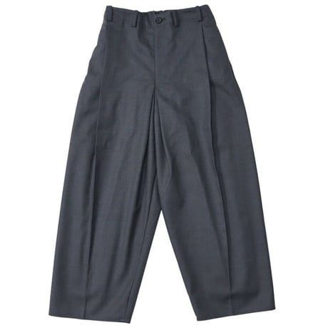 nonnotte（ノノット）"Draping Crotch Box Pleats One-Tuck Trousers"