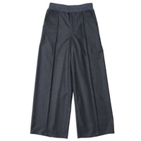 Ladie's / OVERCOAT（レディース オーバーコート）"Wide Trouser with Ribbed Waistband"