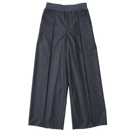 Ladie's / OVERCOAT（レディース オーバーコート）"Wide Trouser with Ribbed Waistband"