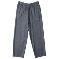 OVERCOAT（オーバーコート）"Drawstring Trouser in Wool Tropical - Heather Grey"
