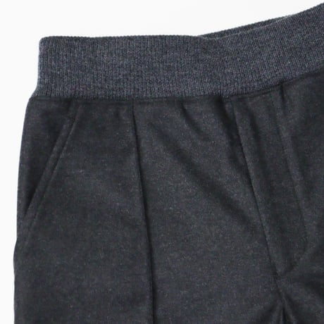 Ladie's / OVERCOAT（レディース オーバーコート）"Wide Trouser with Ribbed Waistband"