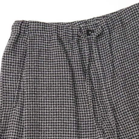 ULTERIOR（アルテリア）"WOOL SILK CHECK DRAWSTRING PANTS"