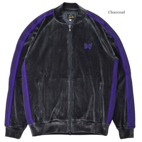 NEEDLES（ニードルス）"Rib Collar Track Jacket - C/PE Velour"