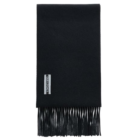 OUR LEGACY（アワー レガシー）"ESTATE SCARF - Black Double Wool"