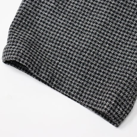 ULTERIOR（アルテリア）"WOOL SILK CHECK DRAWSTRING PANTS"
