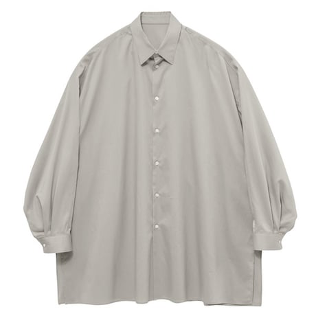 Ladie's / Graphpaper（レディース グラフペーパー）"Silicon Poplin Deep Slit Regular Collar Shirt"