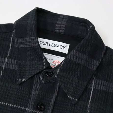 OUR LEGACY（アワー レガシー）"WHOPPIN SHIRT - Raven Check Ranch Cotton"