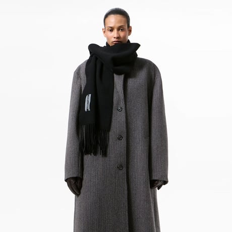 OUR LEGACY（アワー レガシー）"ESTATE SCARF - Black Double Wool"