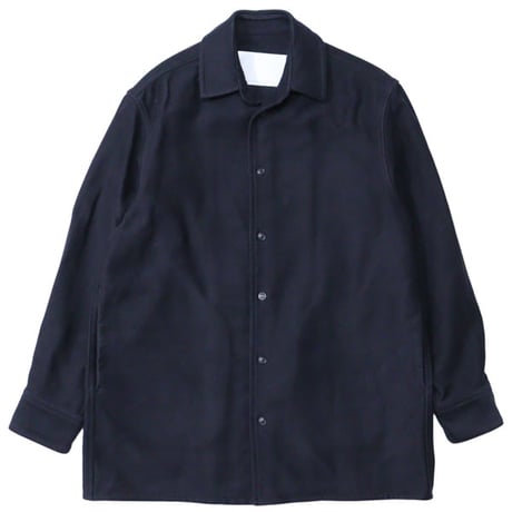 nonnotte（ノノット）"Draping Shirt Jacket - Fine Count Moleskin"