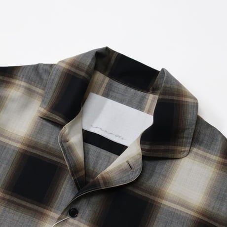 nonnotte（ノノット）"Calm Oversized Open Collar Shirt"