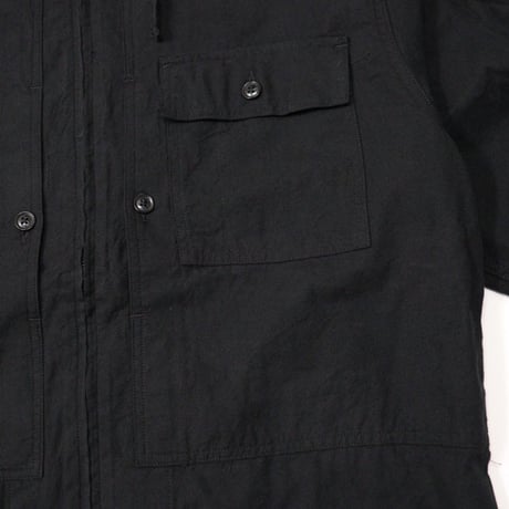 ENGINEERED GARMENTS（エンジニアド ガーメンツ）"Zip Hooded Shirt - Cotton Brushed Twill"