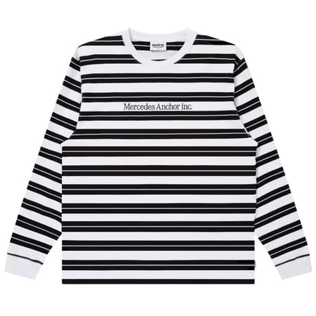 【通販・店頭限定販売】ANCHOR INC.（アンカーインク）"ONE LINE LOGO MULTI BORDER L/S TEE"