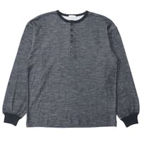 ULTERIOR（アルテリア）"W/C HONEYCOMB HENLEY-NECK TOP"