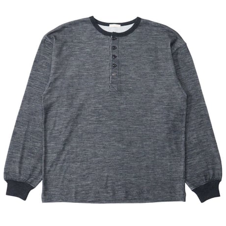 ULTERIOR（アルテリア）"W/C HONEYCOMB HENLEY-NECK TOP"