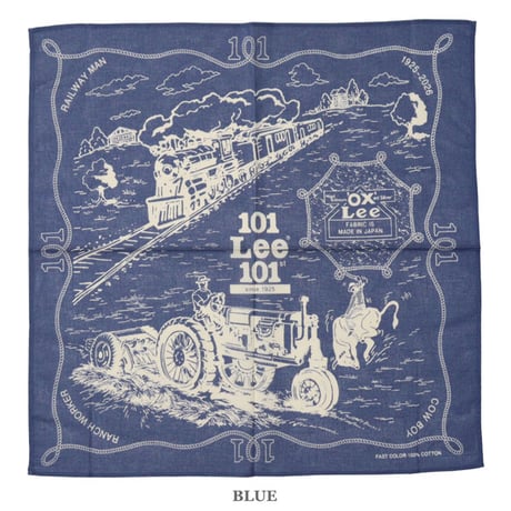 Lee × Nigel Cabourn 'OX'ed Silver'（リー×ナイジェルケーボン オックスシルバー）"101 BANDANA"
