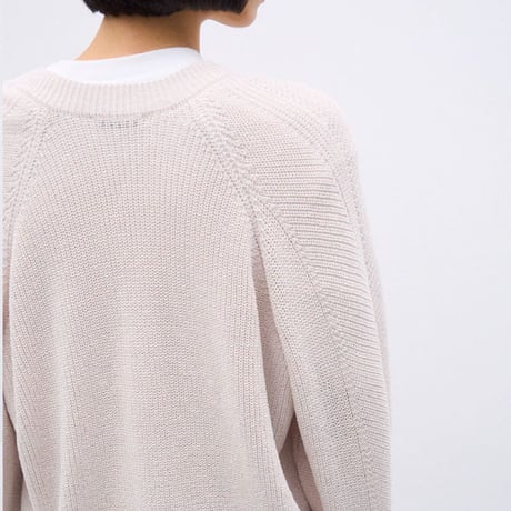 Ladie's / ATON（レディース エートン）"WOOL COVER V-NECK SWEATER"