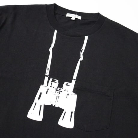 ENGINEERED GARMENTS（エンジニアード ガーメンツ）"Printed Cross Crew Neck T-Shirt / Binocular"