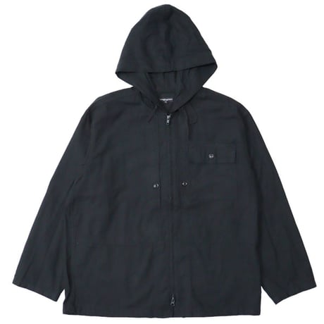 ENGINEERED GARMENTS（エンジニアド ガーメンツ）"Zip Hooded Shirt - Cotton Brushed Twill"