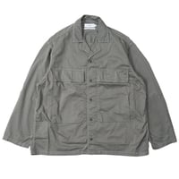 Graphpaper（グラフペーパー）"Garment Dyed Typewriter Fatigue Shirt - STONE GRAY"