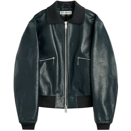 OUR LEGACY（アワー レガシー）"MINI BOMBER - Station Blue Pliable Bovine"